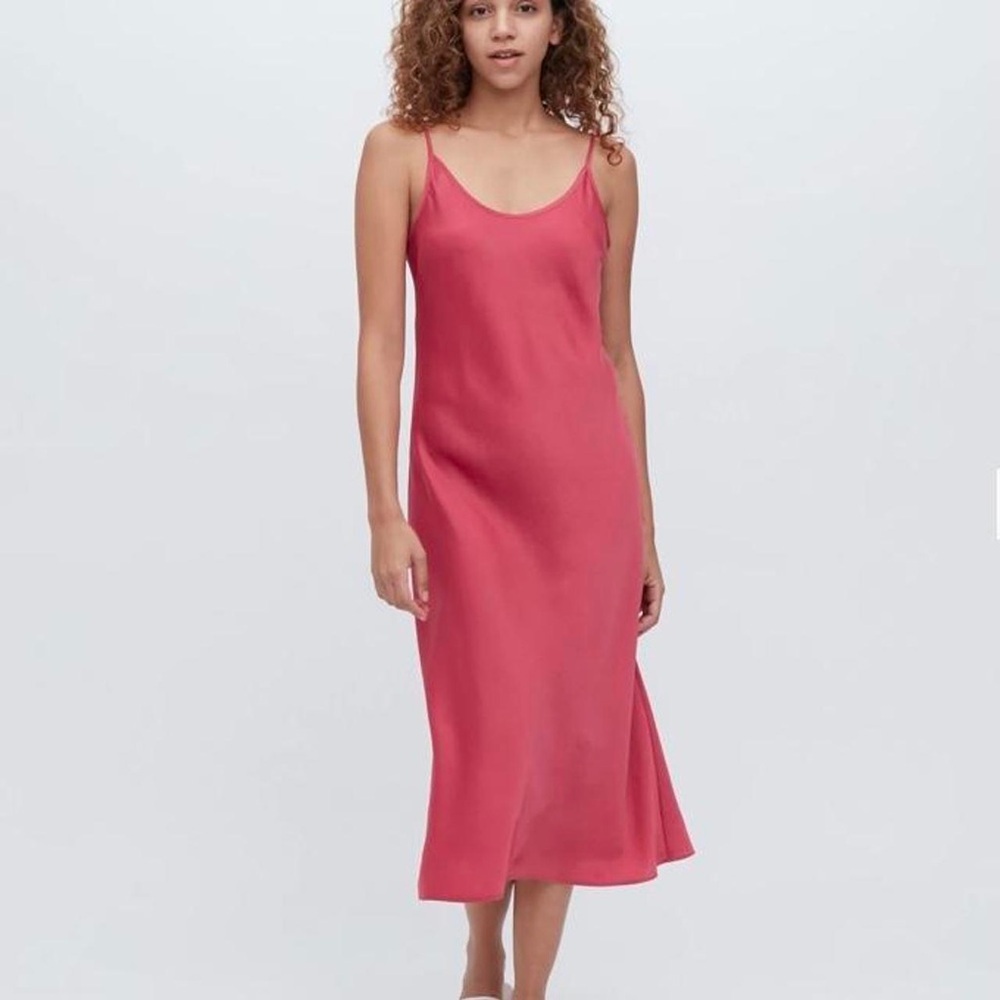 Uniqlo Coral Slip Dress